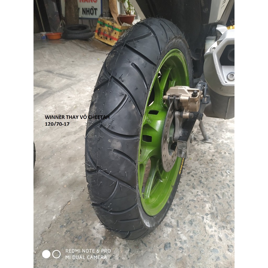 VỎ CHEETAH GAI SPORTY KHÔNG RUỘT 120/70-17 VÀ 130/70-17