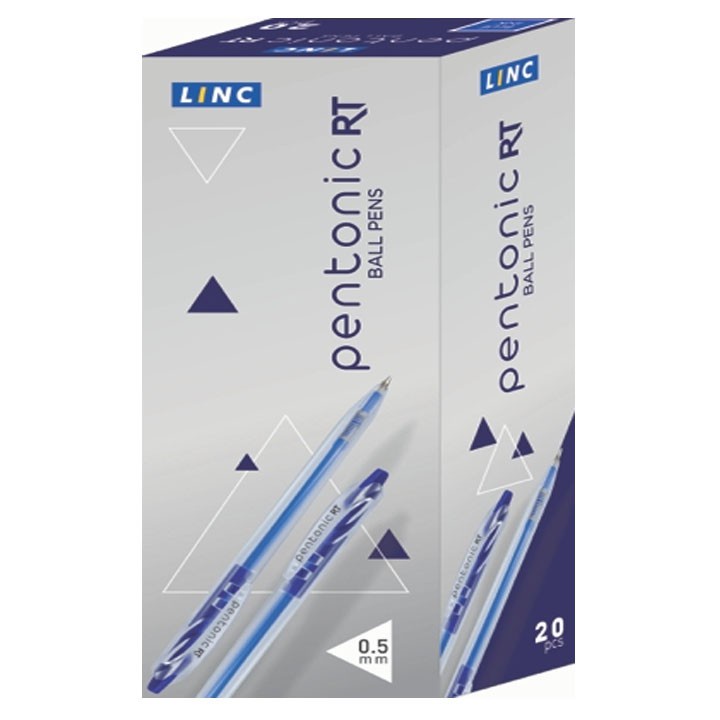 Bút bi bấm LINC Pentonic-RT 4051 - Hộp 20 chiếc - Ngòi 0.5mm