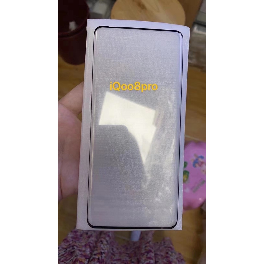 Kính Cường Lực Bảo Vệ Màn Hình Cong 3d 9h Cho Vivo Iqoo8Pro Vivo Iqoo 8pro Vivo Iqoo8 Pro