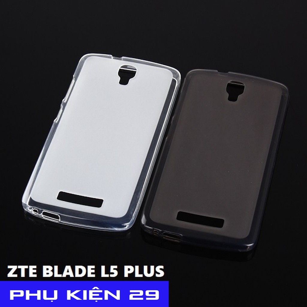 [ZTE Blade L5 Plus] Ốp lưng silicon dẻo nhám Pudini