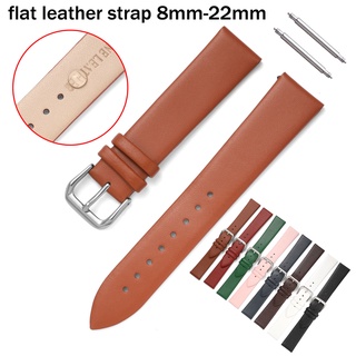 Dây Đeo Thay Thế Bằng Da Thật Siêu Mỏng Cho Đồng Hồ 8mm 10 12 13 14 15 16 17 18 19 20mm 21 22mm