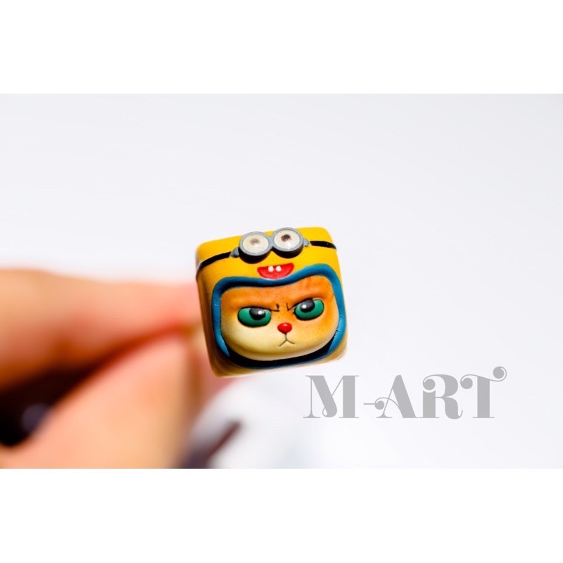 Keycap - Nút Bàn Phím Gaming - Nút Bàn Phím Cơ Mặt Mèo Hờn Dỗi  - Minion - KC018