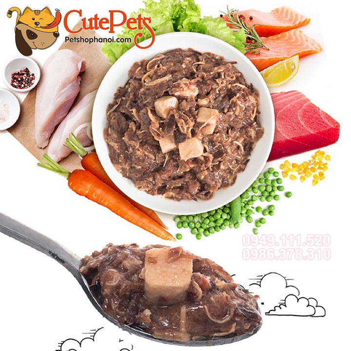 Pate Wanpy 80g dành cho mèo - Petshop Hà Nội thức ăn mèo