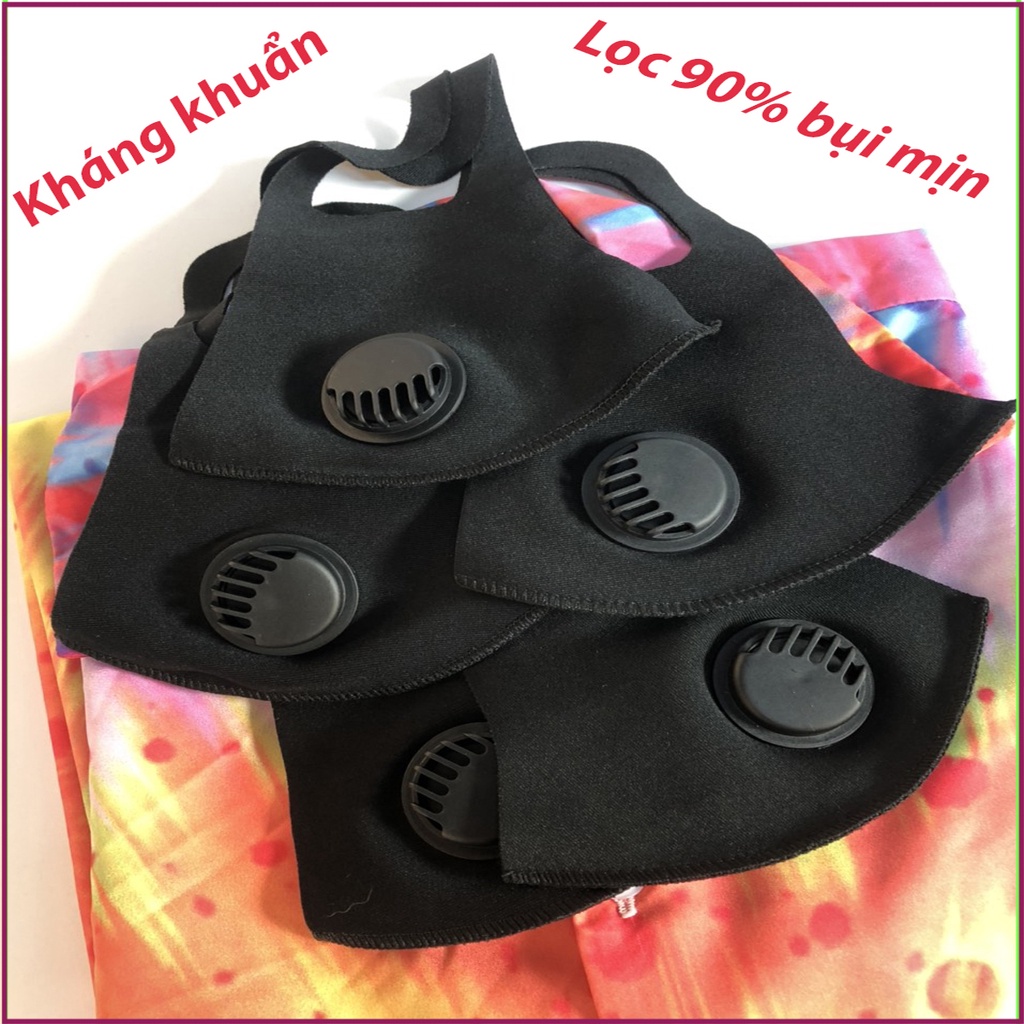 Khẩu trang có Van Thở [XẢ KHO - GIÁ CỰC SỐC] 3D Hàn Quốc mềm mại, thoáng mát, chống bụi mịn.