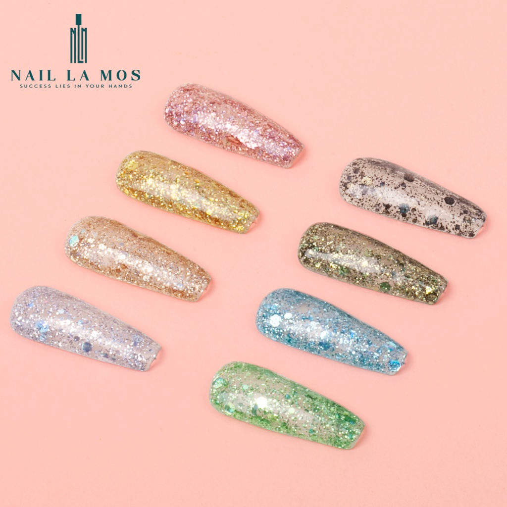 Gel nhũ ánh kim cương Misscheering chính hãng cực đẹp - Gel nhũ platinum nail vẽ móng sang chảnh lấp lánh (lẻ 1 hũ)