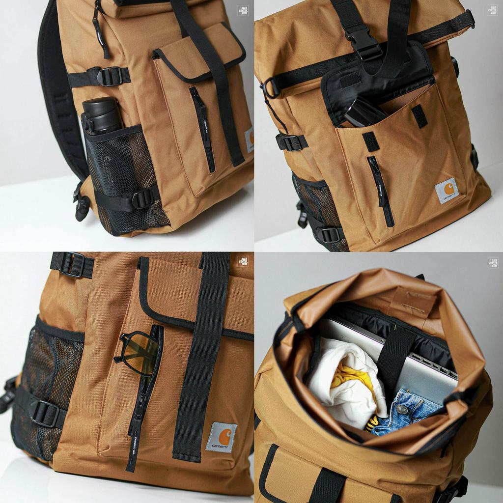 Balo Laptop - Balo Du Lịch Thể Thao Nắp Gập Thời Trang Unisex, Kiểu Dáng Basic Carhartt Wip Philis Backpack