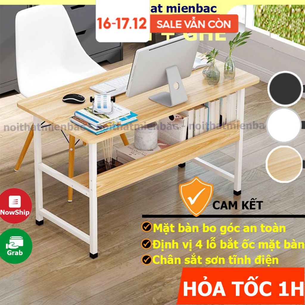 𝑩𝒐̣̂ 𝒃𝒂̀𝒏 𝒈𝒉𝒆̂́ làm việc học tập kèm ghế eames, mặt bàn bo góc và định vị lỗ bắt ốc lắp đặt dễ dàng