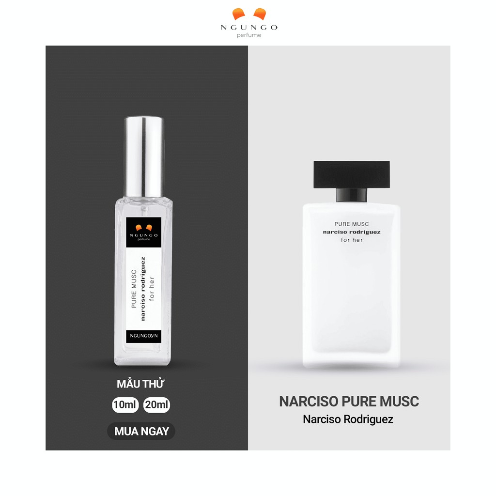 Nước hoa Narciso Pure Musc [mẫu dùng thử]