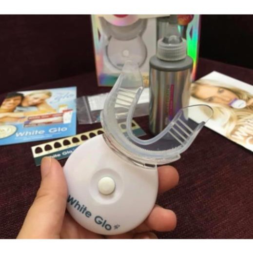 Máy Làm Trắng Răng White Glo White Accelerator Blue Light Teeth Whitening System