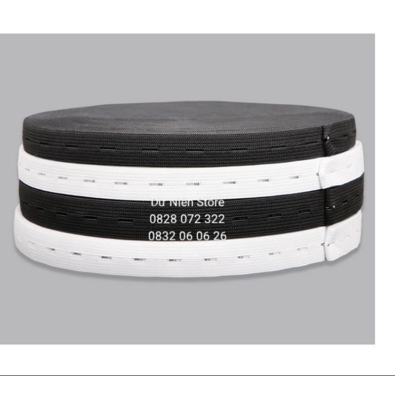 5m Thun Bản 2cm Có Lỗ May Quần Cho Em Bé, Bà Bầu.