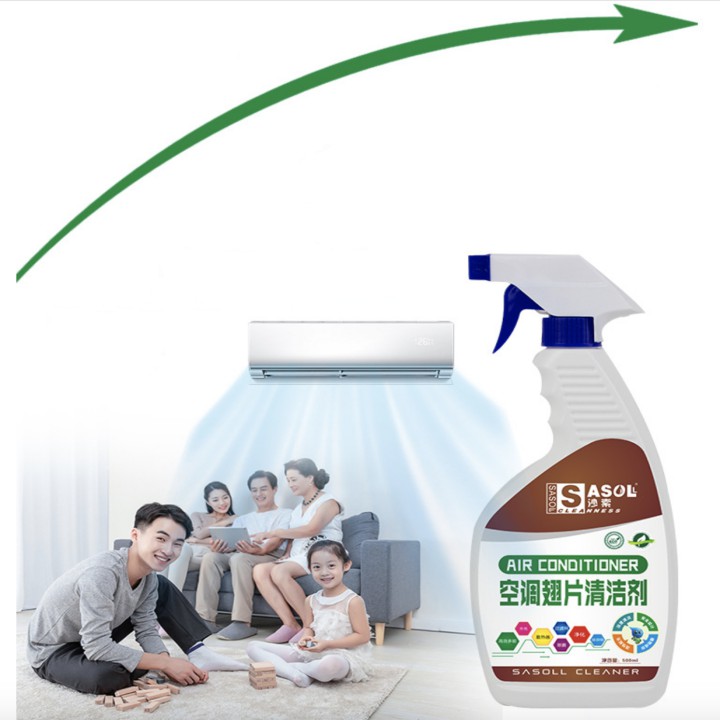 Chai xịt vệ sinh máy lạnh Sasol Japan 500ML siêu sạch siêu thơm
