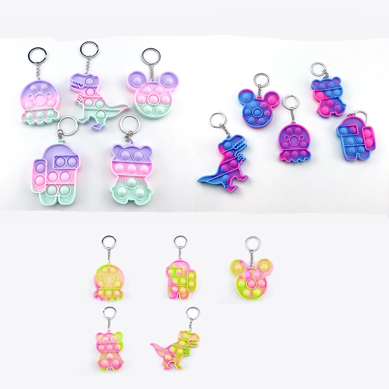 Push Pop It fidget Đồ Chơi Bóp Bong Bóng Hình Tròn Dùng Giảm Căng Thẳng Vui Nhộn Dành Cho Bé（COD）