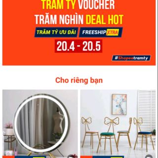 Cobom 3 gương để bàn công chúa.