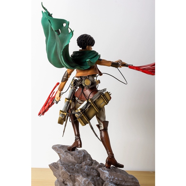 Mô hình Attack On Titan - Mô hình Levi 36cm Mikasa 33cm AOT07