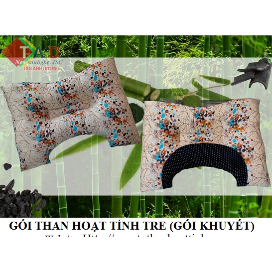 GỐI THAN HOẠT TÍNH TRE