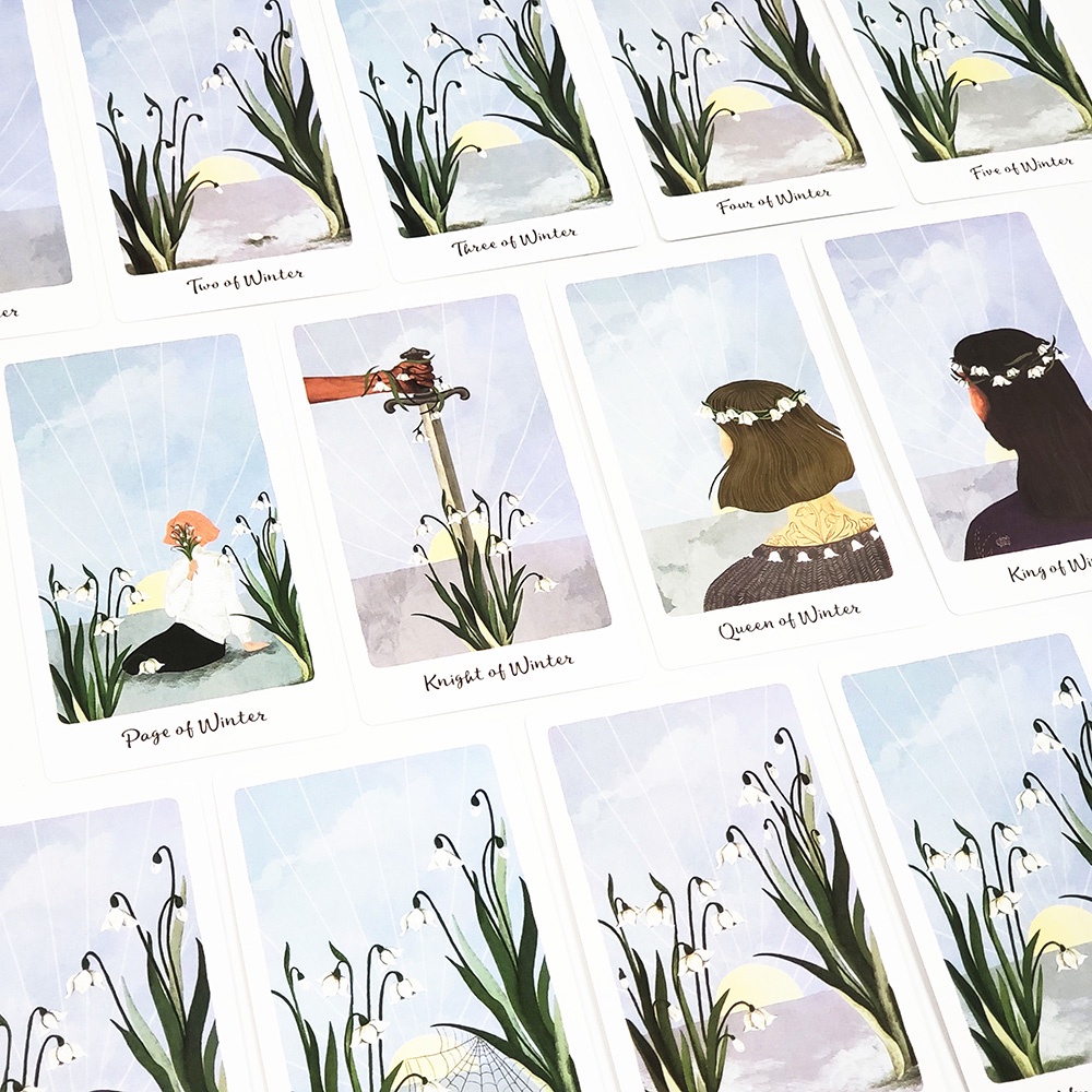 Bộ Bài The Harmony Tarot 7x12 Cm Tặng Đá Thanh Tẩy S44