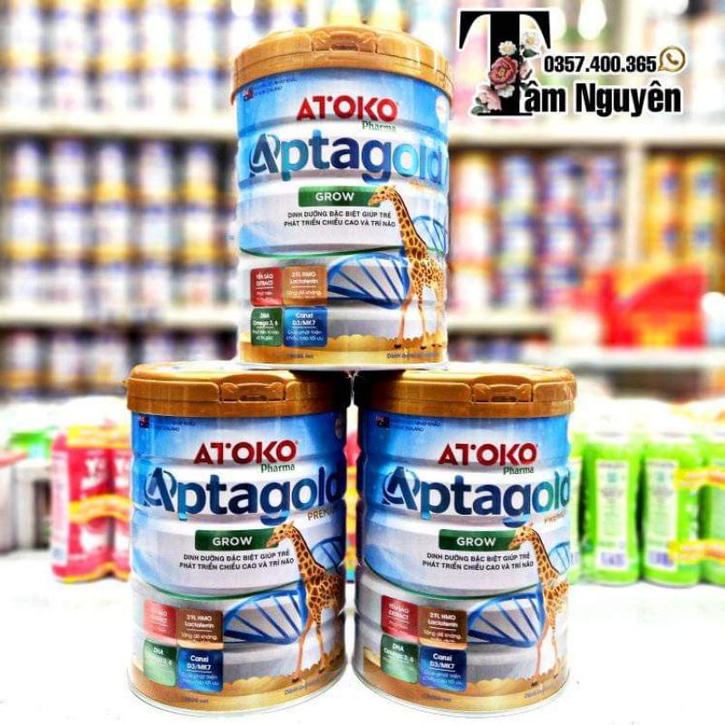 Sữa bột Aptagold Premium Grow 900g