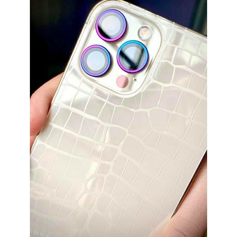[ỐP VIỀN CAMERA 7 MÀU] VIỀN BẢO VỆ CAMERA ÁNH 7 MÀU CHO IPHONE 11/11PRO/11PROMAX/12MINI/12/12PRO/12PROMAX | BigBuy360 - bigbuy360.vn