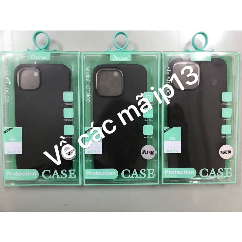 Ốp lưng Hiệu Ou Case iPhone 14 pro max 13 Pro Max, 12 pro max, 11 pro max xs max dẻo màu đen