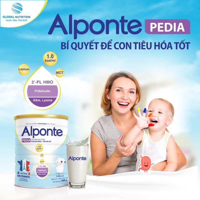 Sữa bột Alponte Pedia 800g