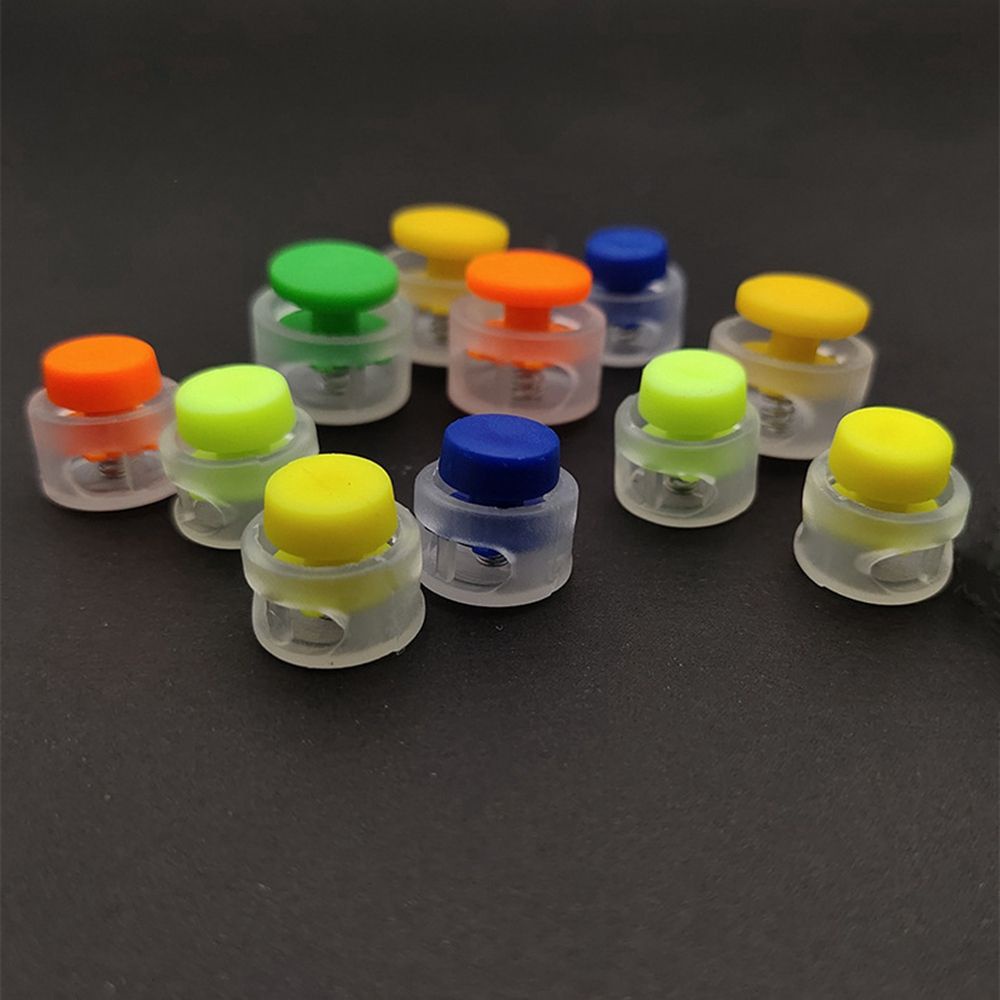 Set 10 nút chặn dây bằng nhựa 7mm x 17 x 16mm chuyên dụng