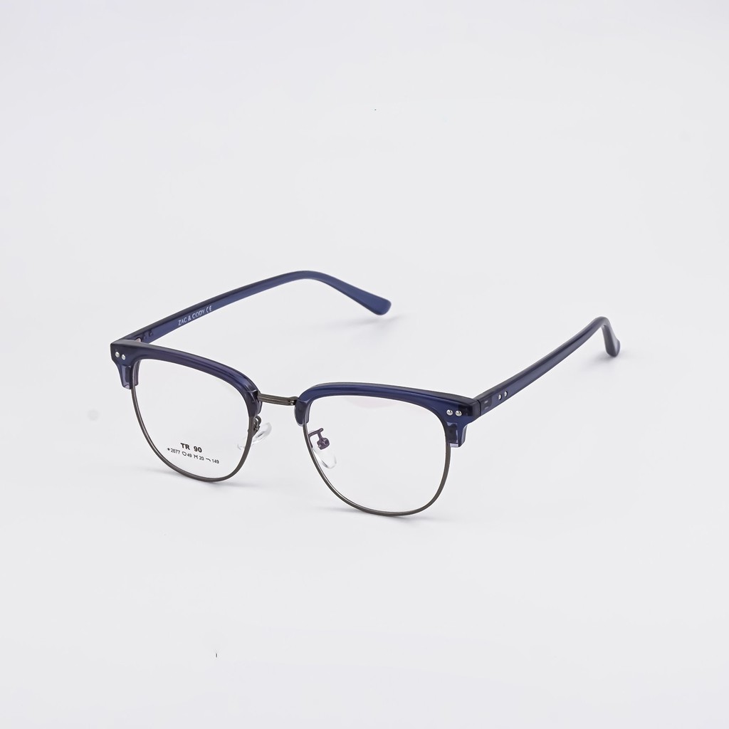 Kính Nửa Clubmaster 2677 Bảo Vệ Mắt Chống Tăng Cận The Zoo Eyewear
