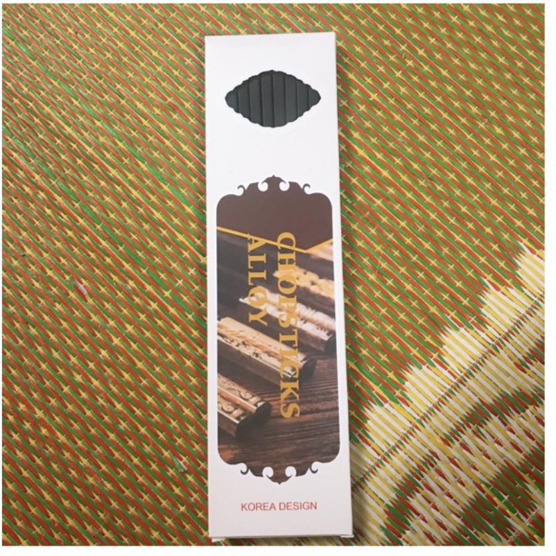 HOT [FREESHIP❤️]HỘP 10 ĐÔI ĐŨA KHẢM VÀNG NHẬT BẢN SANG TRỌNG