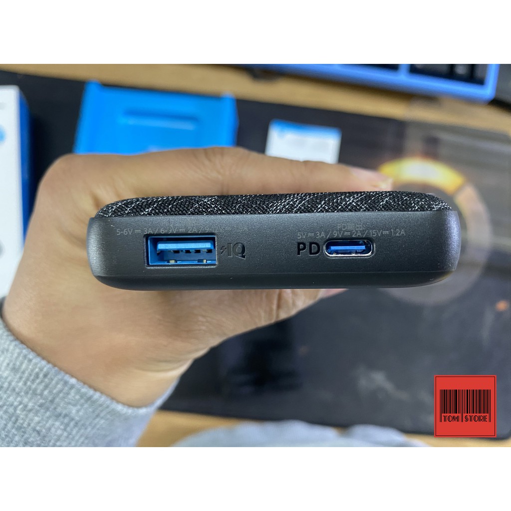 Pin sạc dự phòng 20000mAH ANKER PowerCore Essential 20000 PD - A1281  hỗ trợ sạc nhanh 18w dành cho iphone, ipad