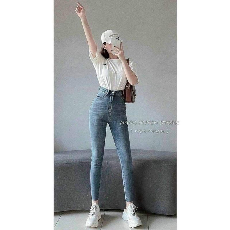 QUẦN JEANS CẠP CAO