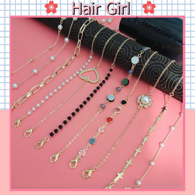 Dây đeo khẩu trang phong cách Hàn Quốc ngọt ngào thời trang