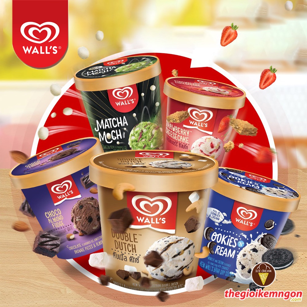 Kem hộp cao cấp  Wall's Selection