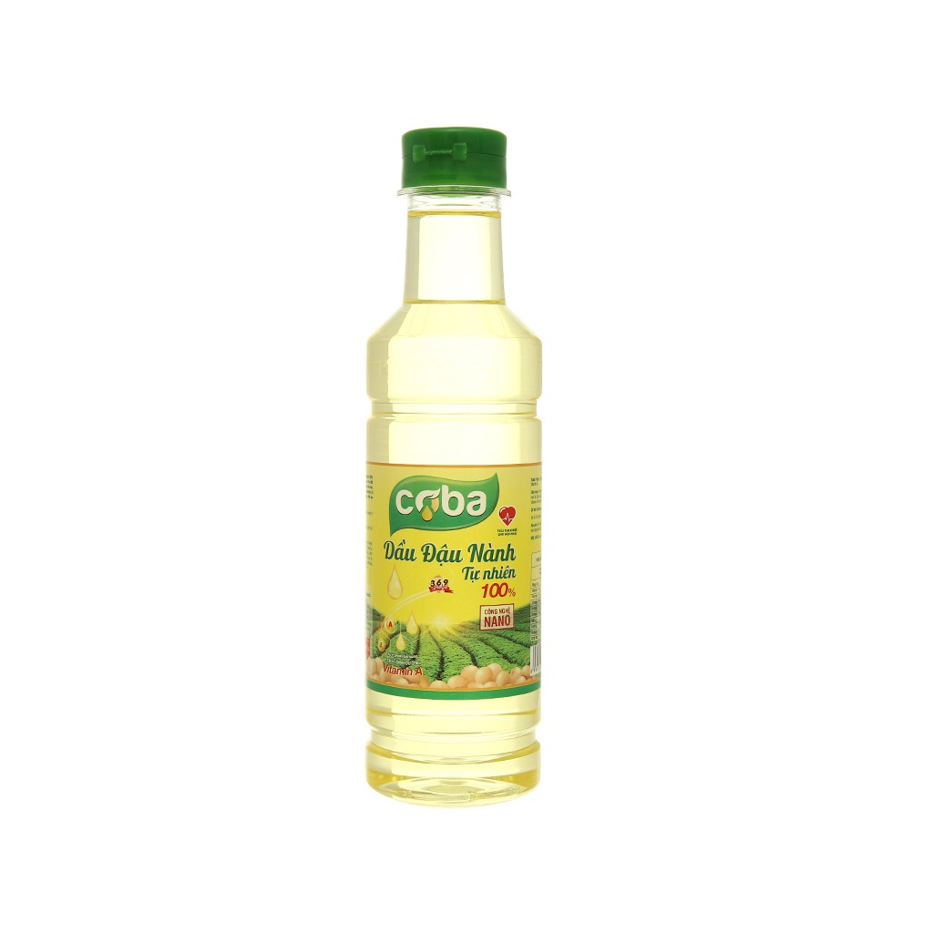 Dầu đậu nành tự nhiên Coba chai 400ml