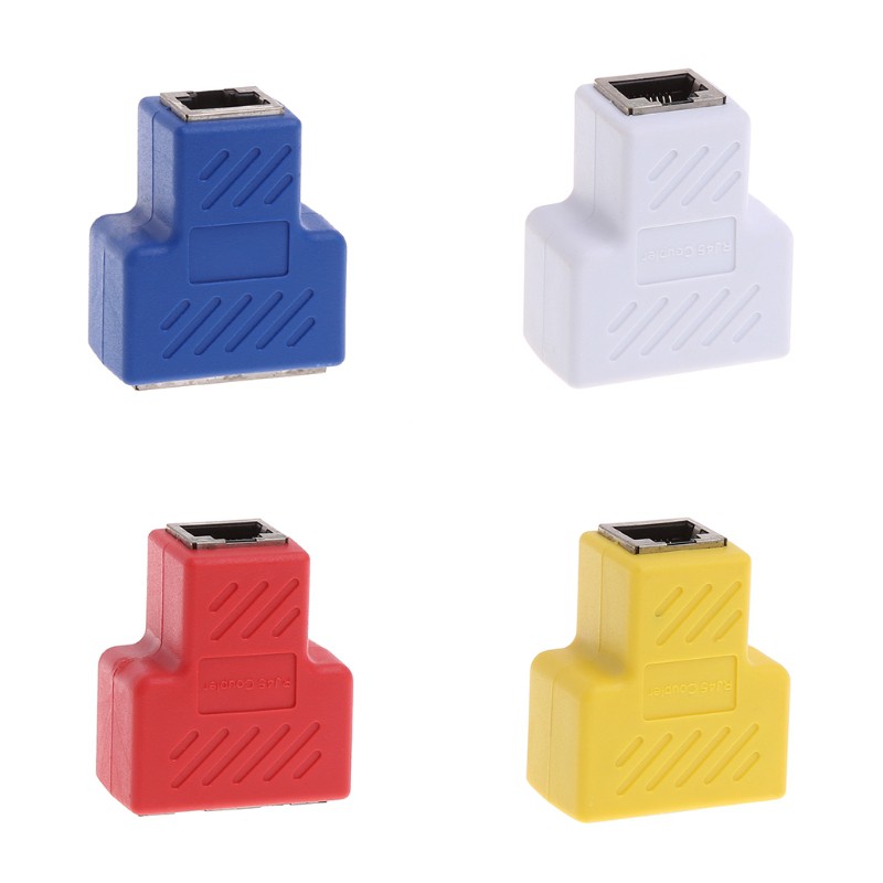 Đầu Nối Tách Dây Cáp Mạng Lan Rj45 1 Sang 2 Chiều