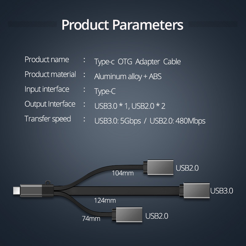 Cáp Chuyển Đổi USB 3.0 Type C OTG Fonken AS108 Cho Ổ Đĩa Flash Và Đầu Đọc Thẻ