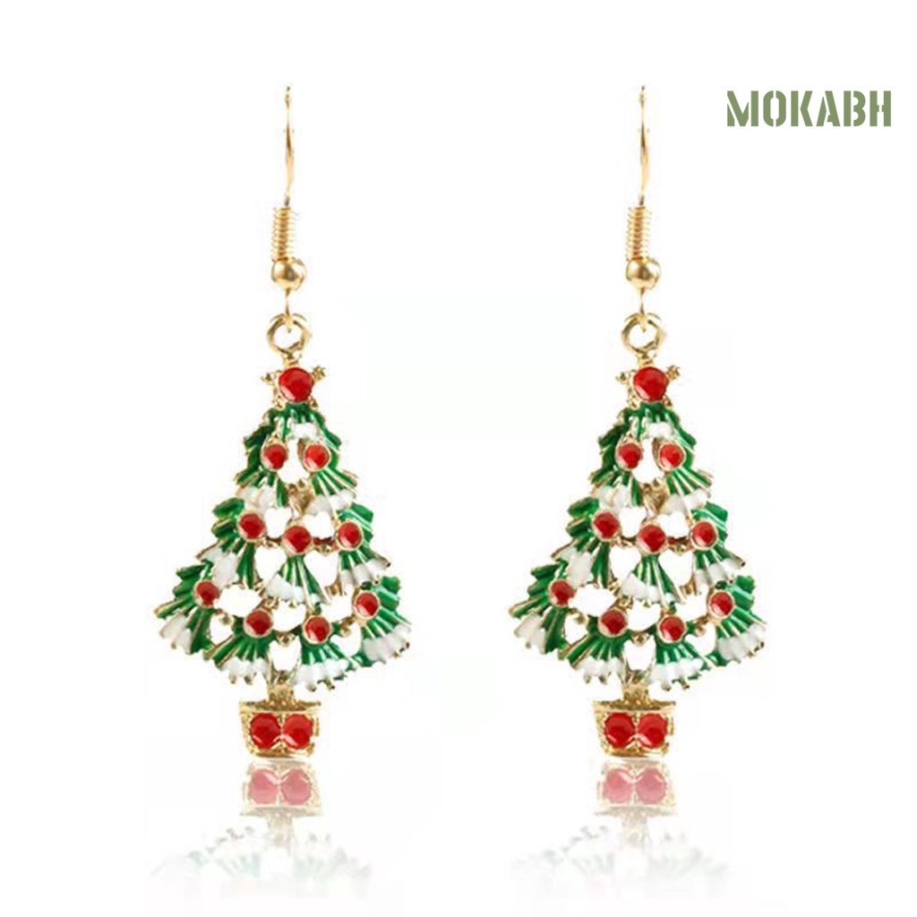 [Mới] 1 Đôi Bông Tai Hình Cây Thông Giáng Sinh Thanh Lịch Dễ Phối Đồ Quyến Rũ Cho Nữ