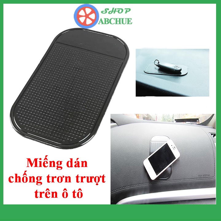 Miếng dán chống trượt điện thoại trên ô tô 13x7cm