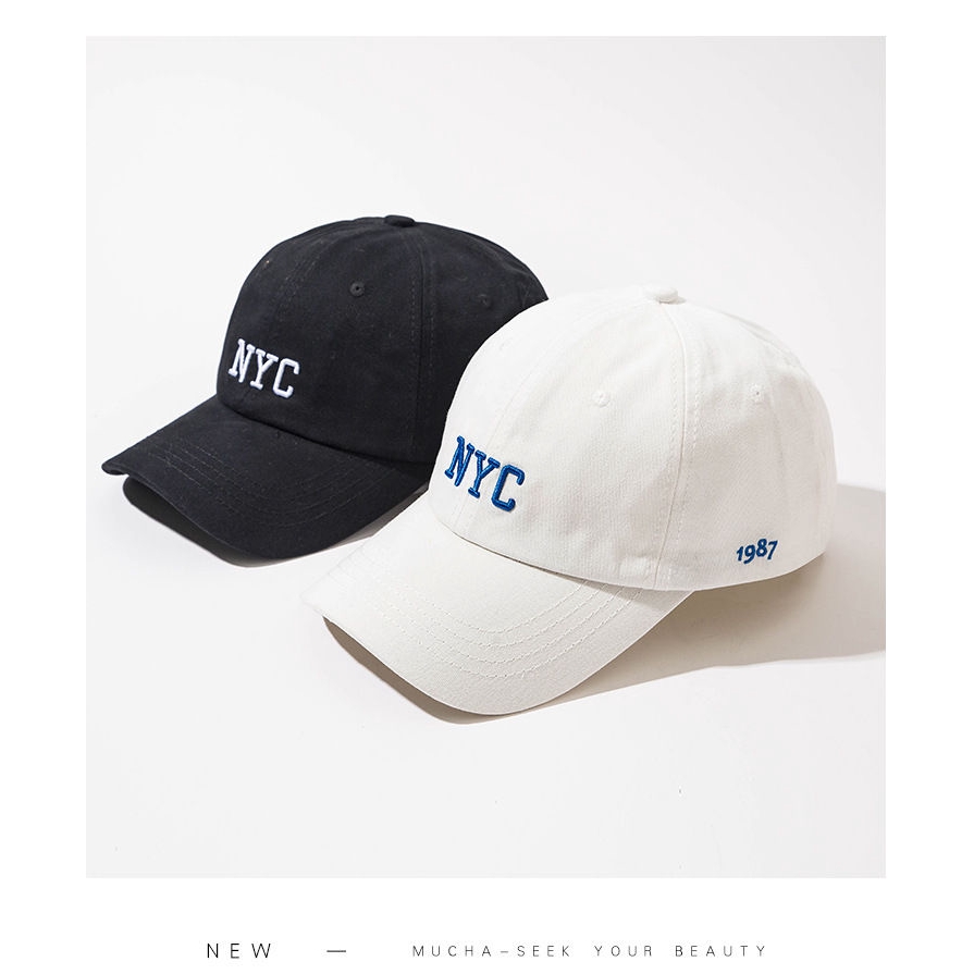 Mũ Lưỡi Trai Thêu Chữ NYC 22066 Thời Trang Năng Động