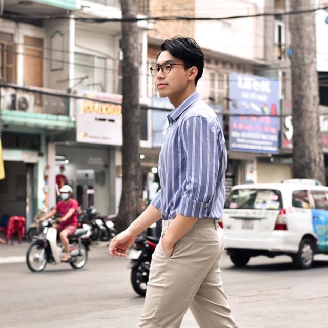Xả quần kaki nam dư hãng 390k còn 220k