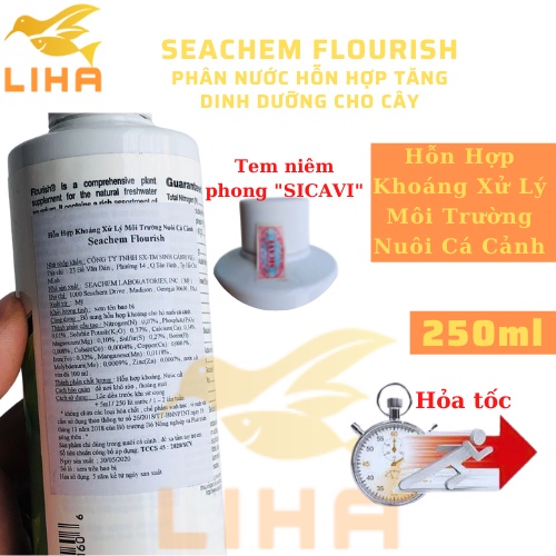 Seachem Flourish - Phân Nước Vi Lượng Tổng Hợp Cho Hồ Thủy Sinh