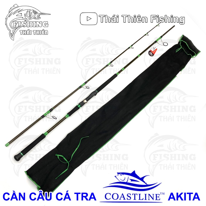 Cần Câu Cá Coastline Akita Khoen Fuji FazLite 3.0m Chuyên Câu Cá Tra Sông, Hồ Dịch Vụ