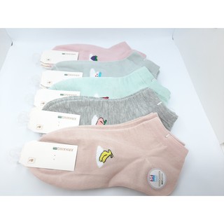 5 ĐÔI VỚ HOẠT HÌNH CUTE 100% COTTON (GIAO NGẪU NHIÊN 5 MÀU KHÁC NHAU NHÉ)