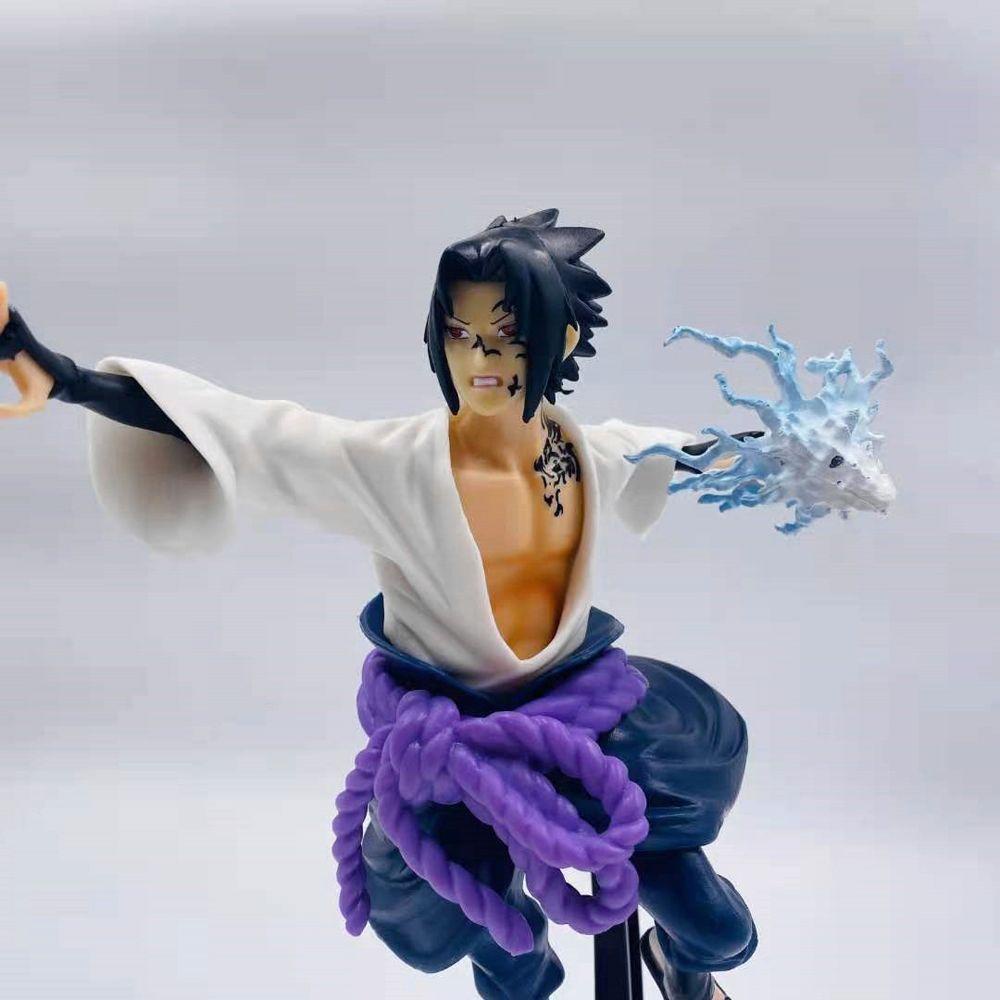 Đồ Chơi Mô Hình Nhân Vật Uchiha Sasuke Trong Naruto Bằng PVC 24cm Làm Quà Tặng Cho Trẻ Em