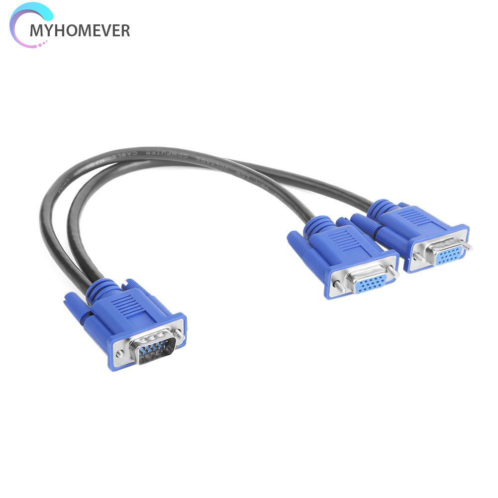 Dây Cáp Chia Cổng Vga 1 Sang 2 Cho Màn Hình Máy Tính