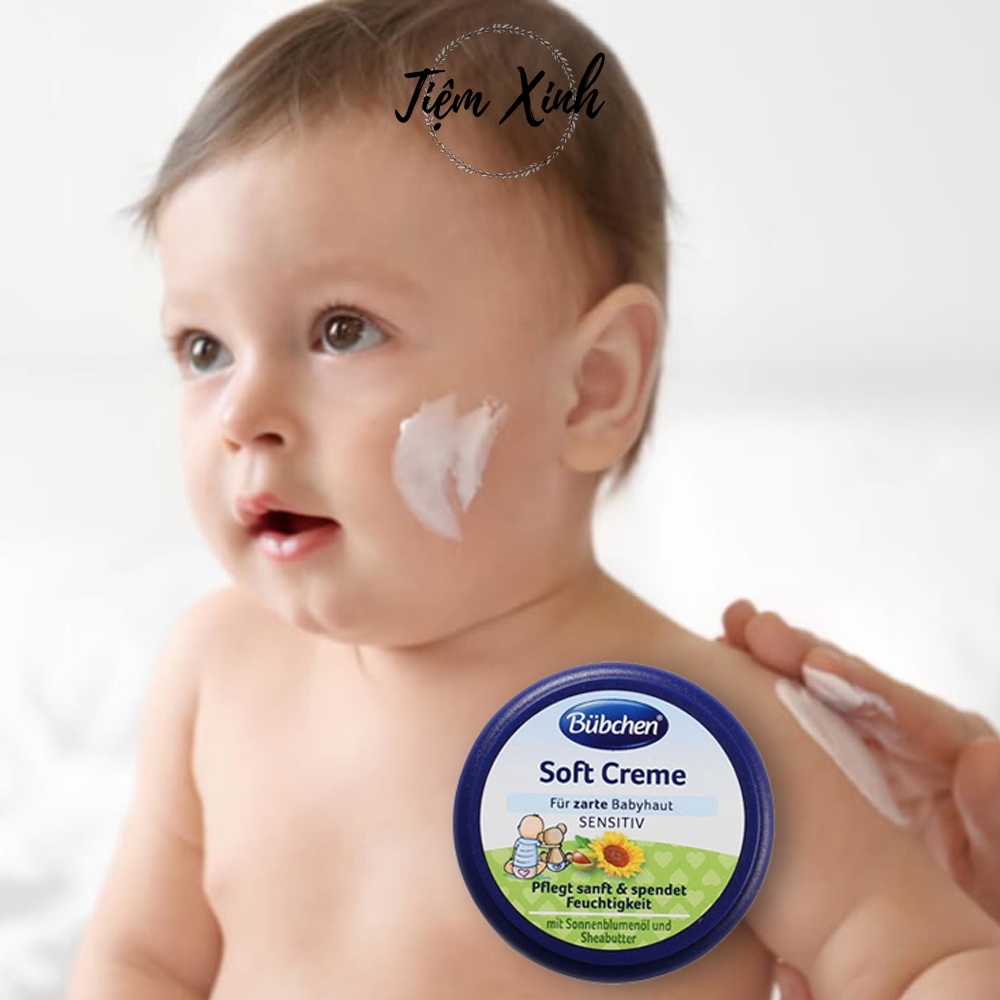 Kem dưỡng ẩm Bubchen Soft Creme Đức 20ml kem dưỡng da an toàn cho bé và người lớn cung cấp độ ẩm, dưỡng chất cần thiết c