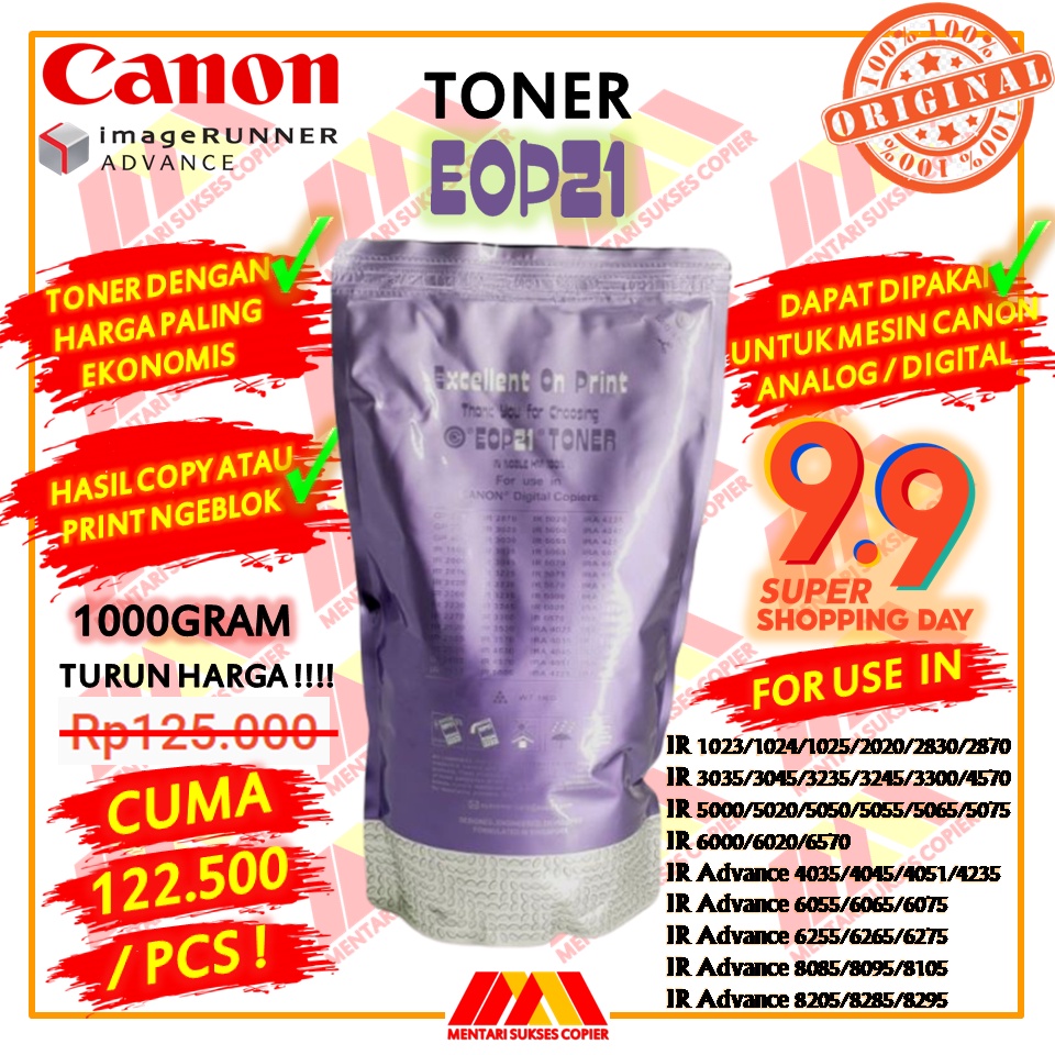 Toner CANON EOP 21 ORIGINAL - IR ADVANCE UNIVERSAL