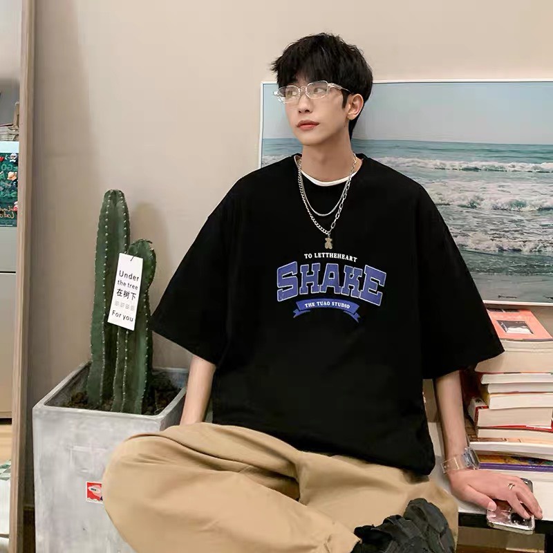 Áo thun nam nữ form rộng tay lỡ phong cách hàn quốc AT 519