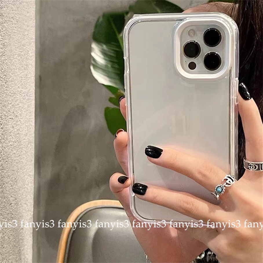 Ốp Điện Thoại Mềm Trong Suốt Chống Sốc 3 Trong 1 Cho iPhone 14 13 12 11 Pro Max XS Max XR X XS 8 7 Plus SE 2020