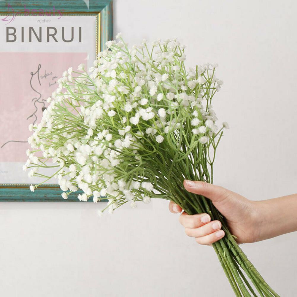 Bó hoa Gypsophila nhân tạo bằng lụa dùng để trang trí nhà