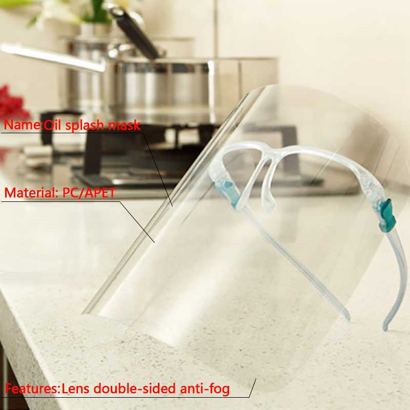 (Hàng Mới Về) Bộ Kính + Mặt Nạ Đeo Mắt Hai Trong Một Bằng Nhựa Chống Sương Mù