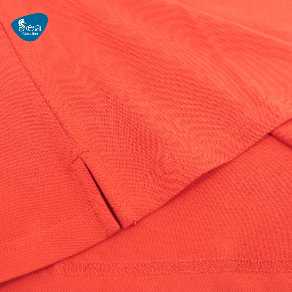 Áo Polo Nam Thêu Logo Sea Collection thun cá sấu phối bo sọc 8125